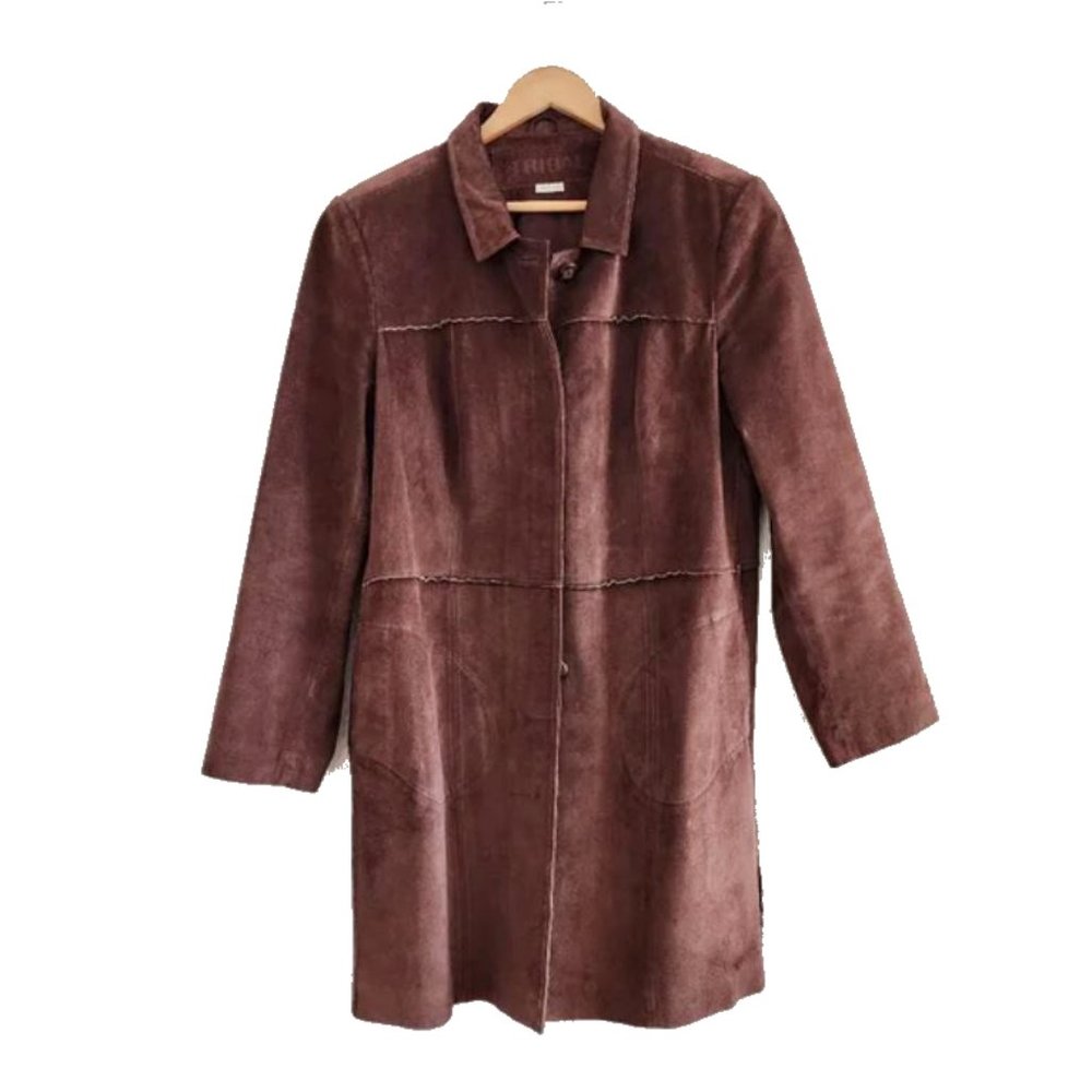 Tribal Brand Long Suede Coat